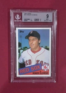 Topps BB 1985 Roger Clemens #181 BGS 9 ¡Como nuevo! Rookie RC***9.5 Sub*** - Imagen 1 de 2