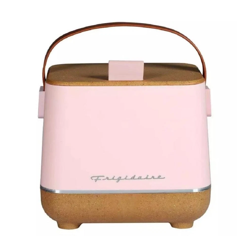 FRIGIDAIRE Pink 6 Can Top-Opening Insulated Portable Cooler Damaged Box