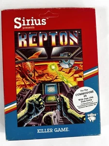 Vintage Repton Commodore 64 5,25" Diskette Videospiel Sirius Software C64 - Bild 1 von 11