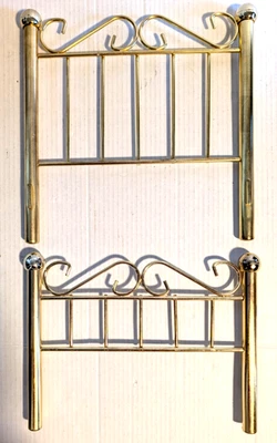 Samatha American Girl Doll Brass Bed Headboard & Footboard - No Mattress Frame - Image 1 of 3