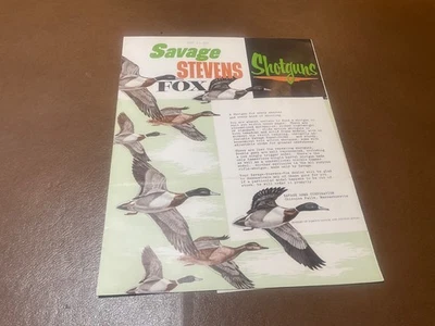 Vintage 1957 Savage Stevens Shotguns Sales Brochure - Image 1 of 4