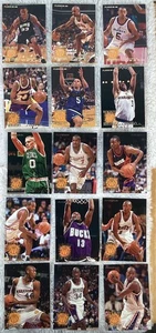 1995-96 Fleer Rookie Sensation Complete Insert Set #1-15 - Grant Hill-Kidd RC - Picture 1 of 8