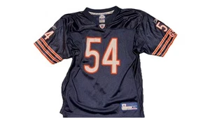 BRIAN URLACHER 54 Reebok NFL Equipment Chicago Bears Youth XL MESH Nylon Jersey - Picture 1 of 13
