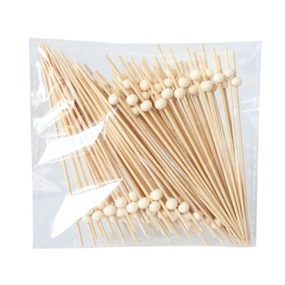 200pcs Fruit Skewers Set Toothpicks for Charcuteries Sandwich Bamboos Toothpicks - Image 1 of 4