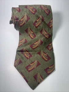 Giorgio Armani Tie Mens Silk Abstract Pattern Cravatte tie Italy 3 1/2” X 56” - Picture 1 of 3