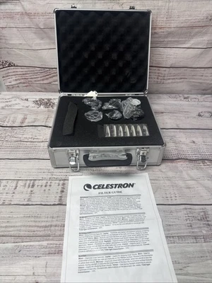Celestron 1.25 inch Filter and Lens Kit with Silver Lockable Briefcase - Image 1 of 4