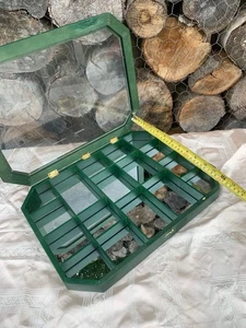 Display Cabinet Curio / Wood Glass Mirrored - Picture 1 of 10