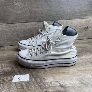 Scarpa casual Converse Chuck Taylor All Star High 560846F donna 8,5 bianca plateau - Foto 1 di 16