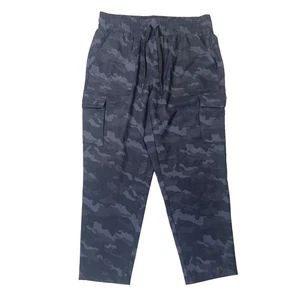 Damen Gr. M RBX Track Jogginghose Cargotaschen schwarz Camouflage Kordelzug leicht - Bild 1 von 7
