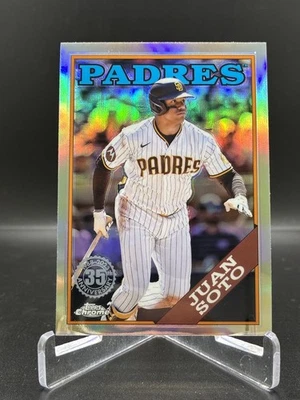 Juan Soto 2023 Topps Chrome 35th Anniversary Refractor MLB New York Mets  - Image 1 of 4