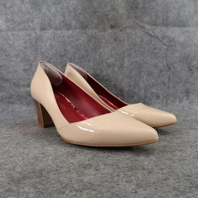 Zapatos de salón Shoes of Prey para mujer 37 moda charol tacón grueso formal oro rosa Foto 1 de 4