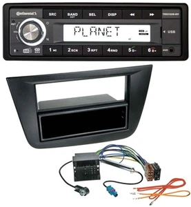 Continental USB 1DIN AUX DAB MP3 Autoradio für Seat Toledo Altea ab 05 schwarz - Bild 1 von 9