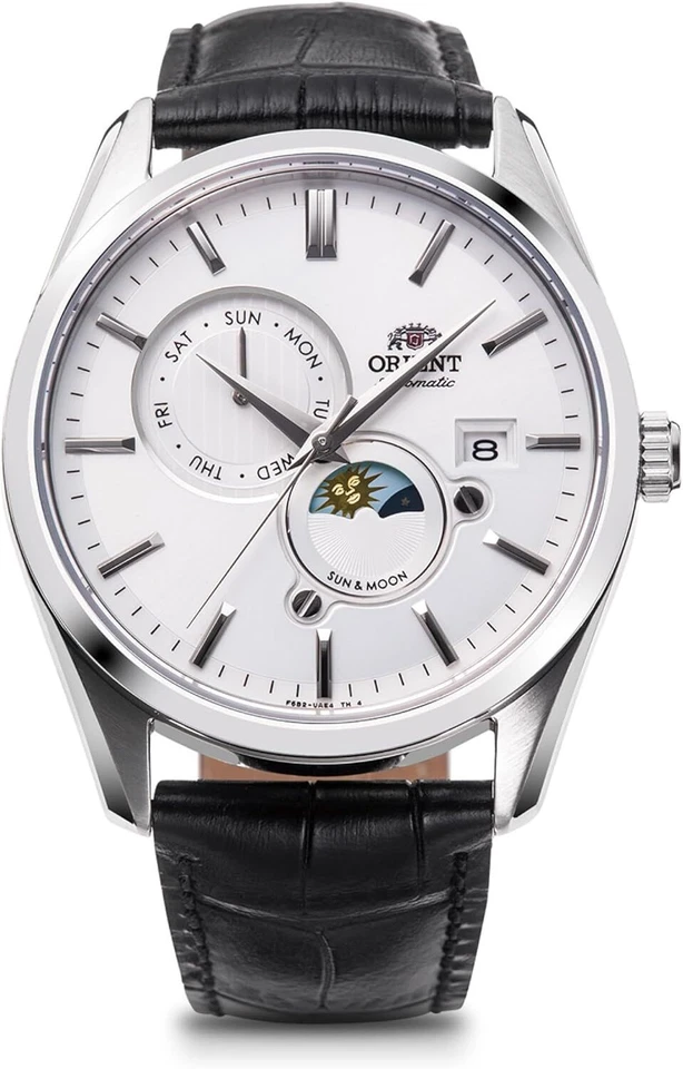 Express Ship Orient Rn-ak0305s Sun & Moon 22 Jewels Automatic Mechanical