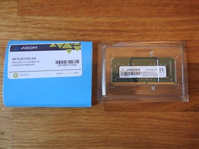 Axiom 8GB DDR4-2666 260PIN 1Rx8 PC4-21300S-19 Memory RAM SODIMM Laptop - Image 1 of 3