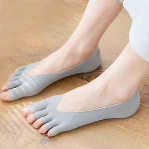 Frauen Yoga Gym Massage Fünf Zehenspreizer Socken Fußausrichtung ︴ - Bild 1 von 17