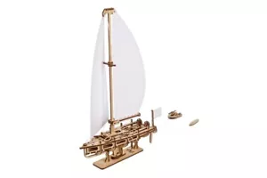 Rompecabezas mecánico UGEARS madera 3D modelo El océano belleza yate kit constructor - Imagen 1 de 11