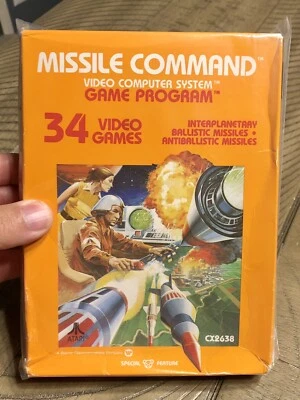 Missile Command Game Program 34 games Atari 2600 CIB - Image 1 of 4