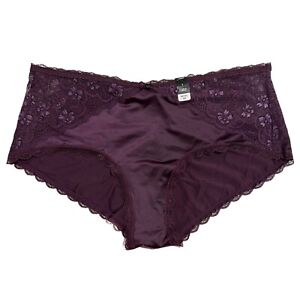 NWT TORRID Cheeky Pantie Underwear Sz 1X-2X-3X-4X Purple Silky Lace