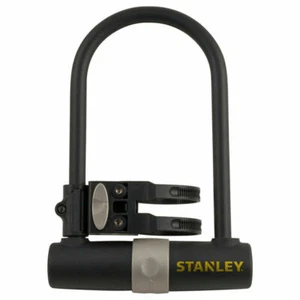 Stanley Steel Plastic U Shape Bike Lock Black - Picture 1 of 4