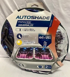 Sombrilla para automóvil ~ Purple Paradise, SOMBRILLA para automóvil emergente ~ SOMBRILLAS PARA SOL Y PRIVACIDAD NUEVAS - Imagen 1 de 3