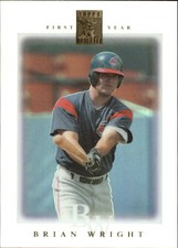 2003 Topps Tribute Contemporary Baseball Card #96 Brian Wright FY Rookie