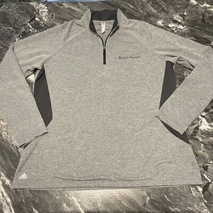 Giacca da donna New Holland Tractors Adidas rivenditore venditore taglia 2XL grigio 1/4 zip - Foto 1 di 10