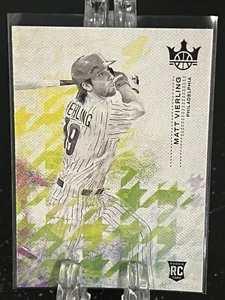 MATT VIERLING--2022 PANINI---DIAMOND KINGS--ROOKIE--PHILLIES---FREE SHIPPING - Picture 1 of 2