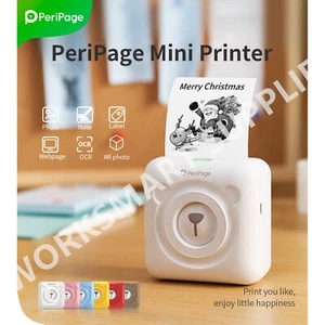 WorkSmart Supplies PeriPage Mini Pocket All-in-One Thermal Printer Wireless BT - Picture 1 of 33