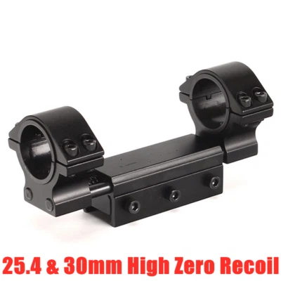 1inch 30mm Scope Mount Zero Recoil Rings fits 11mm Dovetail/ 20mm Picatinny - Image 1 of 4