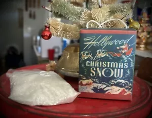 Nuova scatola di Hollywood Natale neve mica fiocchi di neve ornamento CON fiocchi di mica - Foto 1 di 24
