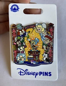 Disney Parks Pinocchio Cluster Familie Trading Pin Jiminy Cricket Figaro Cleo NEU - Bild 1 von 4