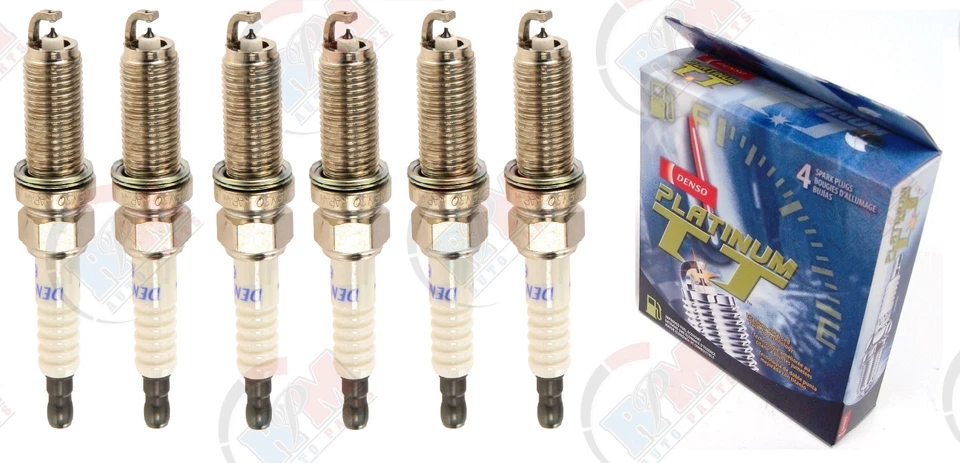 DENSO "PLATINUM" TT Spark Plugs (Set of 6) for 2003-2013 Toyota 4Runner 4.0L V6 - Image 1 of 1