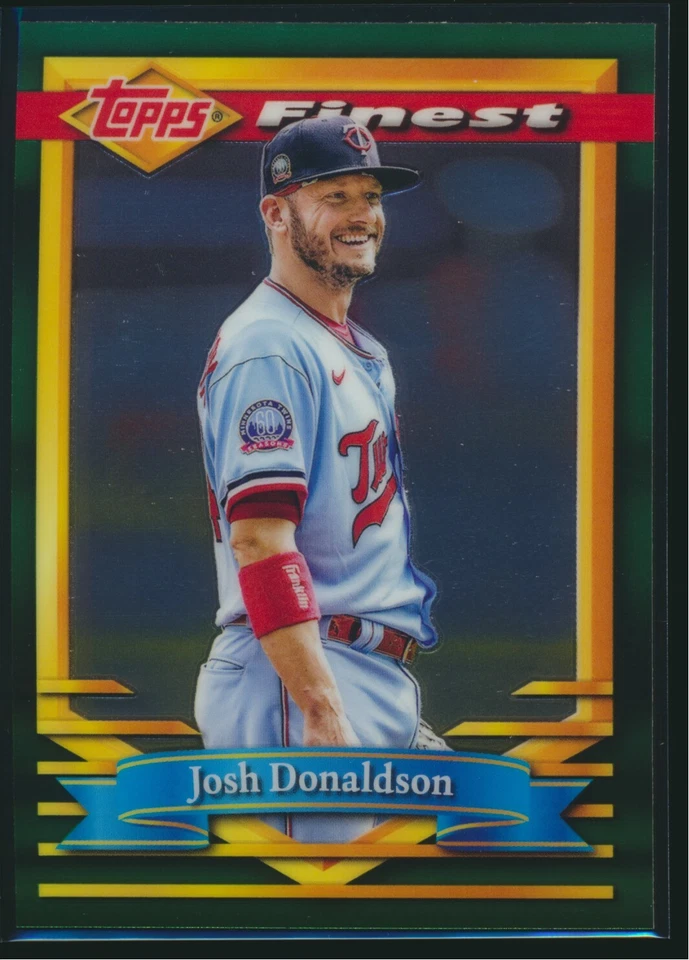 2021 Topps Finest Flashbacks #72 Josh Donaldson Minnesota Twins - Image 1 of 1