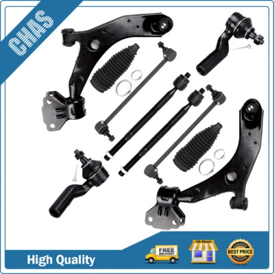 Fits 10-13 Mazda 3 10x Front Control Arm Suspension Tie Rod Replacement Sway Bar - Image 1 of 4