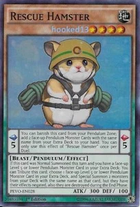 Rescue Hampster Super Rare PEVO-EN028 Yugioh Card - Imagen 1 de 2