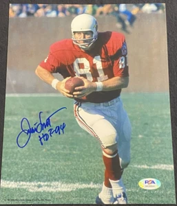 Jackie Smith St. Louis Cardinals HOF 1994 Auto Signed 8x10 Photo ~ PSA/DNA - Picture 1 of 5