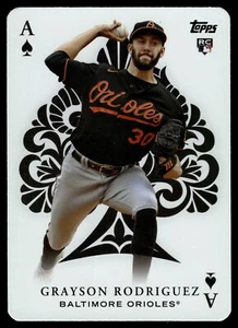2023 Topps Update GRAYSON RODRIGUREZ ALL ACES BLUE PARALLEL ORIOLES RC AA-74 - Picture 1 of 2