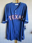 NWT Texas MLB Genuine Merchandise Engineered Blue Jersey Shirt Men's XLT