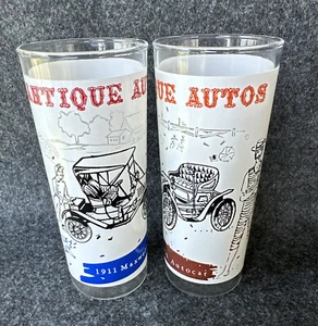 Dos gafas de anclaje vintage "autos antiguos" ~ Autocar 1906 y Maxwell 1911 - Imagen 1 de 19