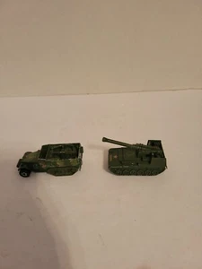 1974 Hot Wheels Gun Bucket Army Tank and Tank# 53571 Truck Malaysia - Picture 1 of 6