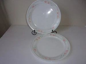 2 Corelle Pfirsich Girlande 10 1/4" Essteller - Bild 1 von 4