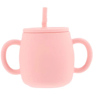 Straw Training Cups for Babies Silicone Baby Drinking Toddlers Spill Proof - Picture 1 of 11