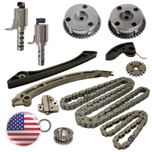 Timing Chain Kit Cam Phaser Valve For Ford Lincoln Mustang Focus MKC SE 2.3 2.0L - Picture 1 of 8