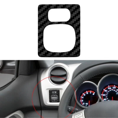 Cubierta de consola de espejo retrovisor eléctrico de fibra de carbono para Toyota Matrix 2009-2014 Foto 1 de 4