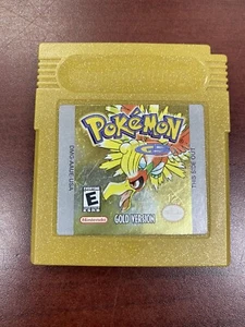 Pokemon Gold Version- Nintendo Game Boy Color Game GBA Authentic & Saves - Picture 1 of 6
