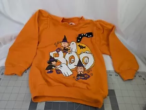 Peanuts Halloween Kinder Sweatshirt orange Geister Boo siehe Maße - Bild 1 von 17