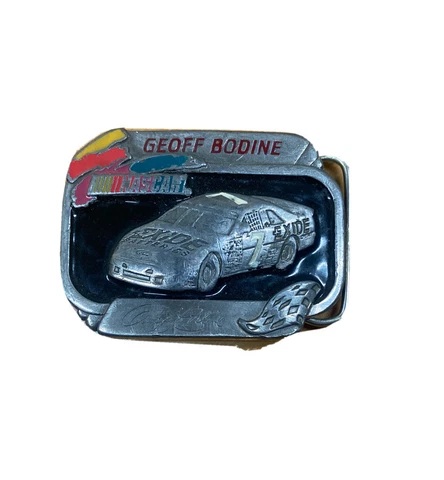 Geoff Bodine Nascar Exide 7 Limited Edition 511 Belt Buckle AM1723 Cover