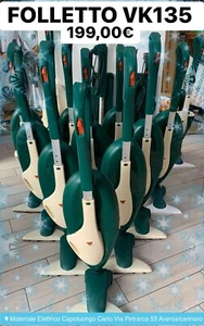 ASPIRAPOLVERE FOLLETTOVk135 VORWERK CON HD35 RIGENERATO CON GARANZIA E SACCHETT - Foto 1 di 6