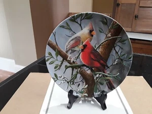 Vintage Knowles Song Bird Plate "The Cardinal" # 902M Home Wall Decor - Picture 1 of 3