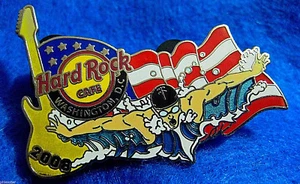 WASHINGTON PROTOTYPE MICHAEL PHELPS OLYMPIC GOLD MEDAL SWIM Hard Rock Cafe PIN - Picture 1 of 1